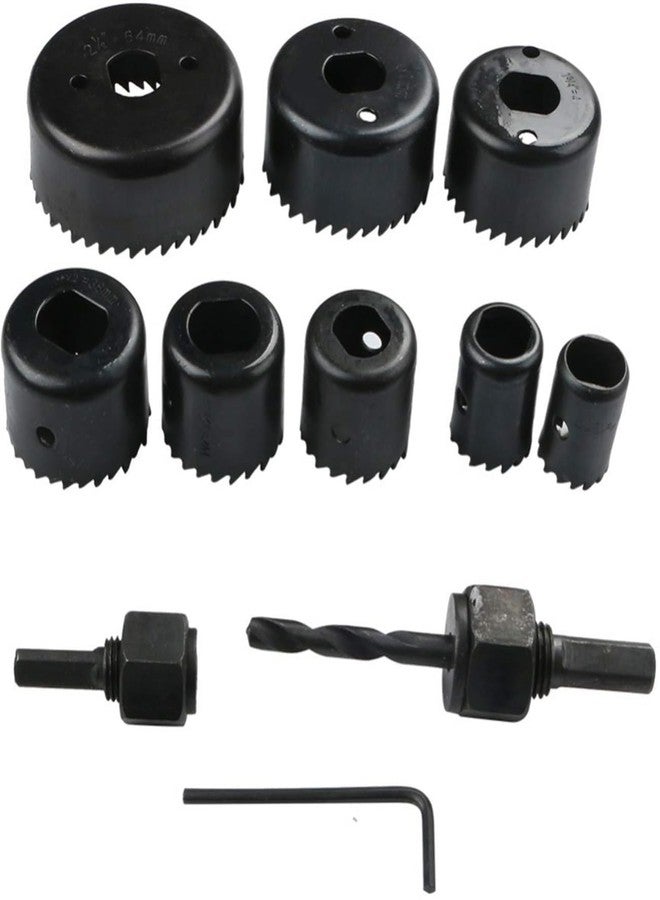 Inditrust New 11pcs Hole Saw Drill Bit Woodworking Cutter Hole Saw Cutting Set Core Drill Bit Wood Metal Drilling (19-64mm) - Image 1